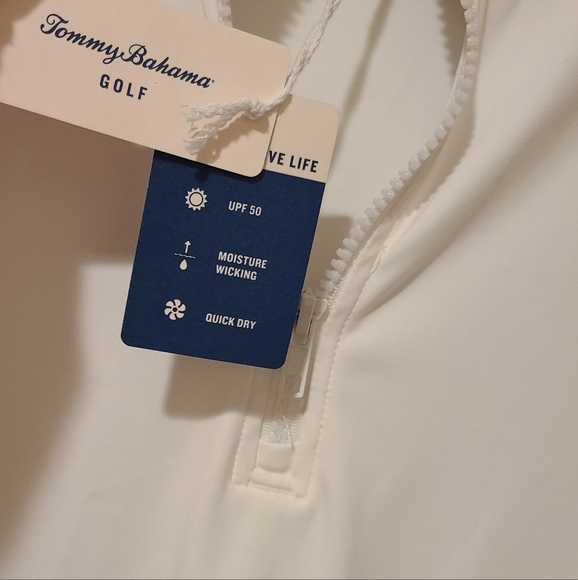 TOMMY BAHAMA GOLF DRESSWITH POCKETSMOISTURE WICKING QUICK DRY UPF 50 - Picture 7 of 11